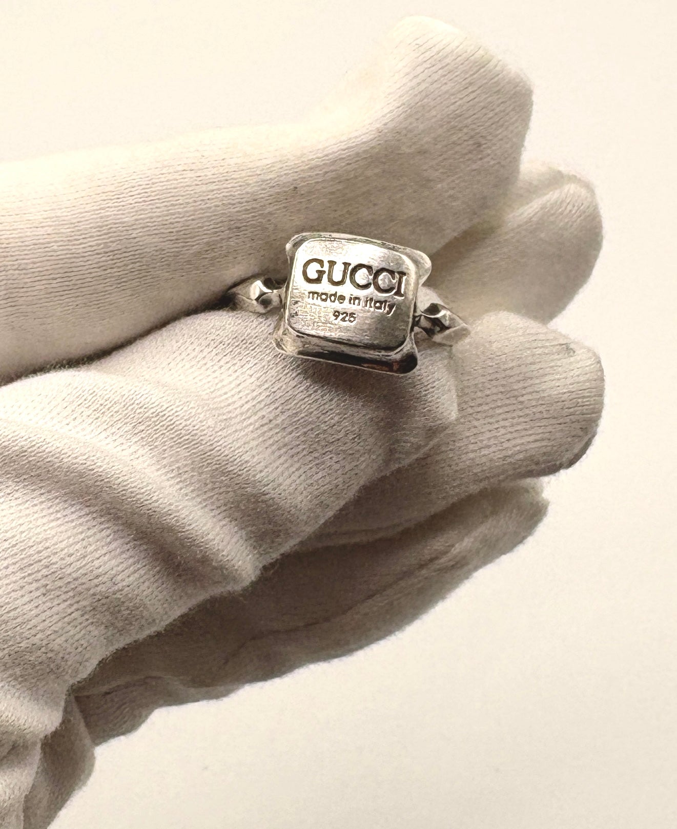 Genuine Gucci Ring Sterling Silver