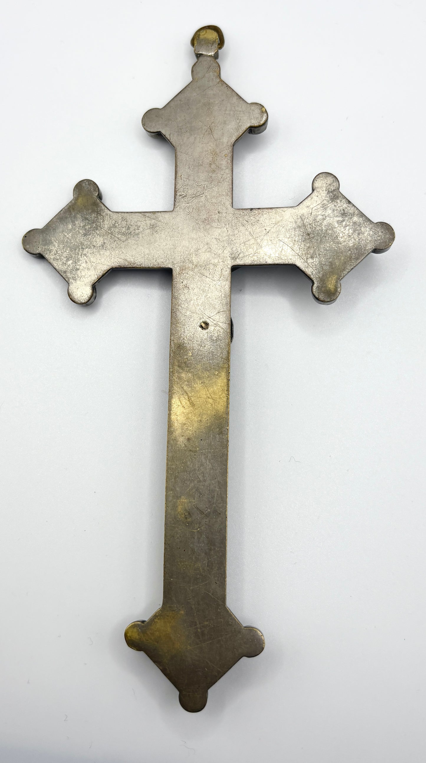 Antique Micro Mosaic Crucifix - Roma