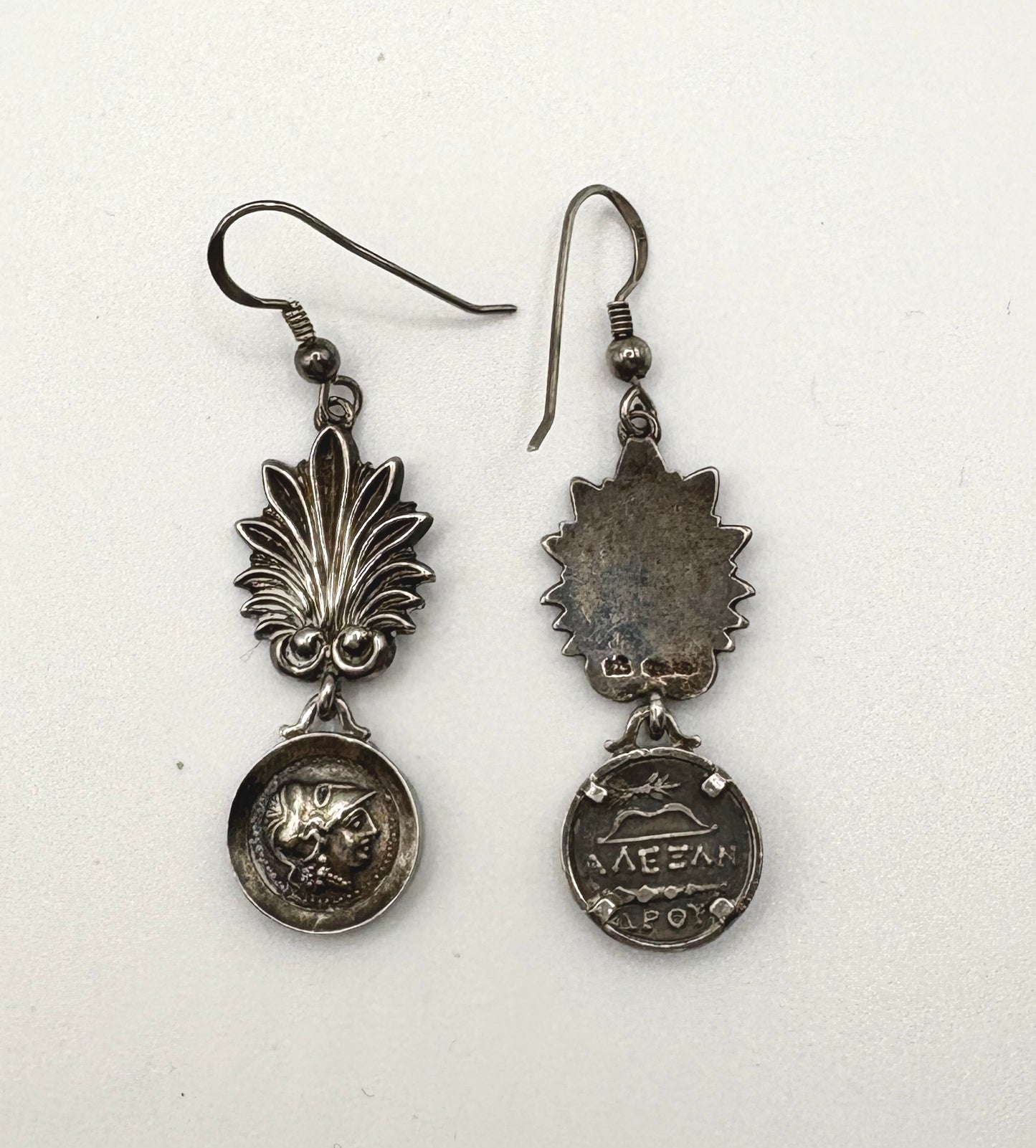Roman Coin Solid silver 925 Earrings