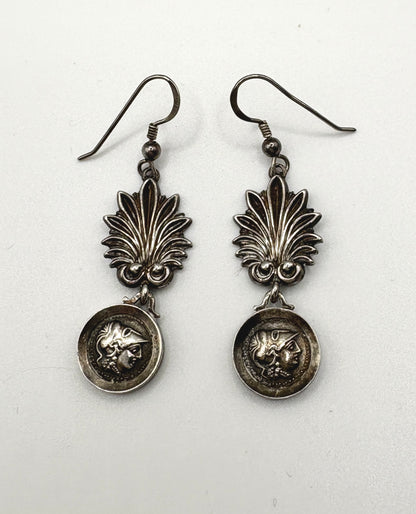 Roman Coin Solid silver 925 Earrings