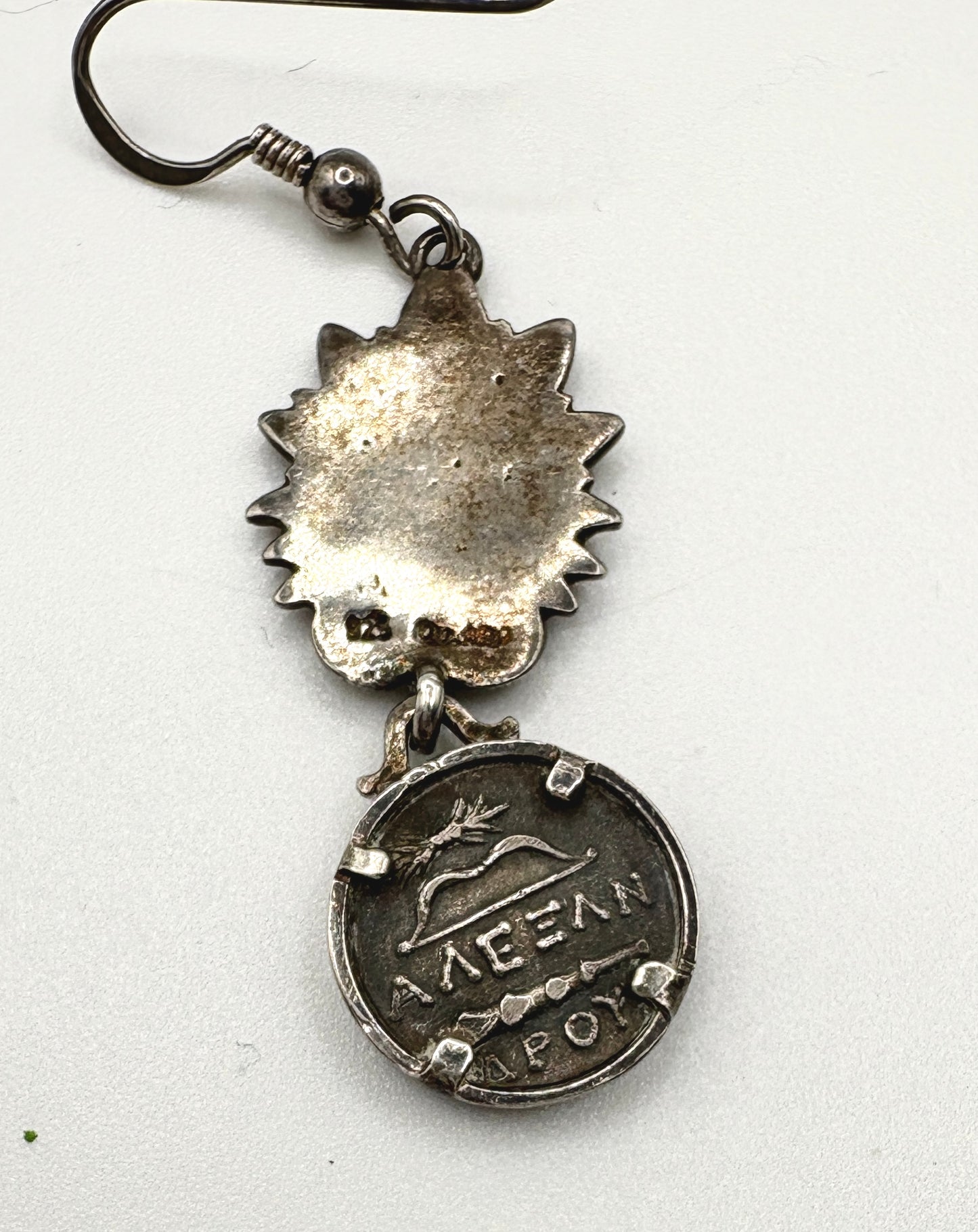 Roman Coin Solid silver 925 Earrings