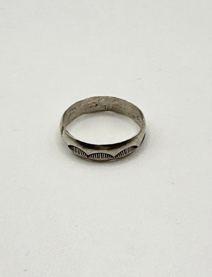 Vintage Navajo Native American Sterling Silver Ring