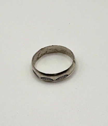 Vintage Navajo Native American Sterling Silver Ring